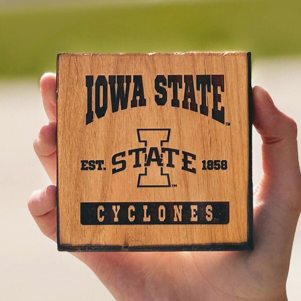 I-State Wood Coaster with Bottle Opener front coaster